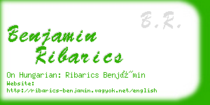 benjamin ribarics business card